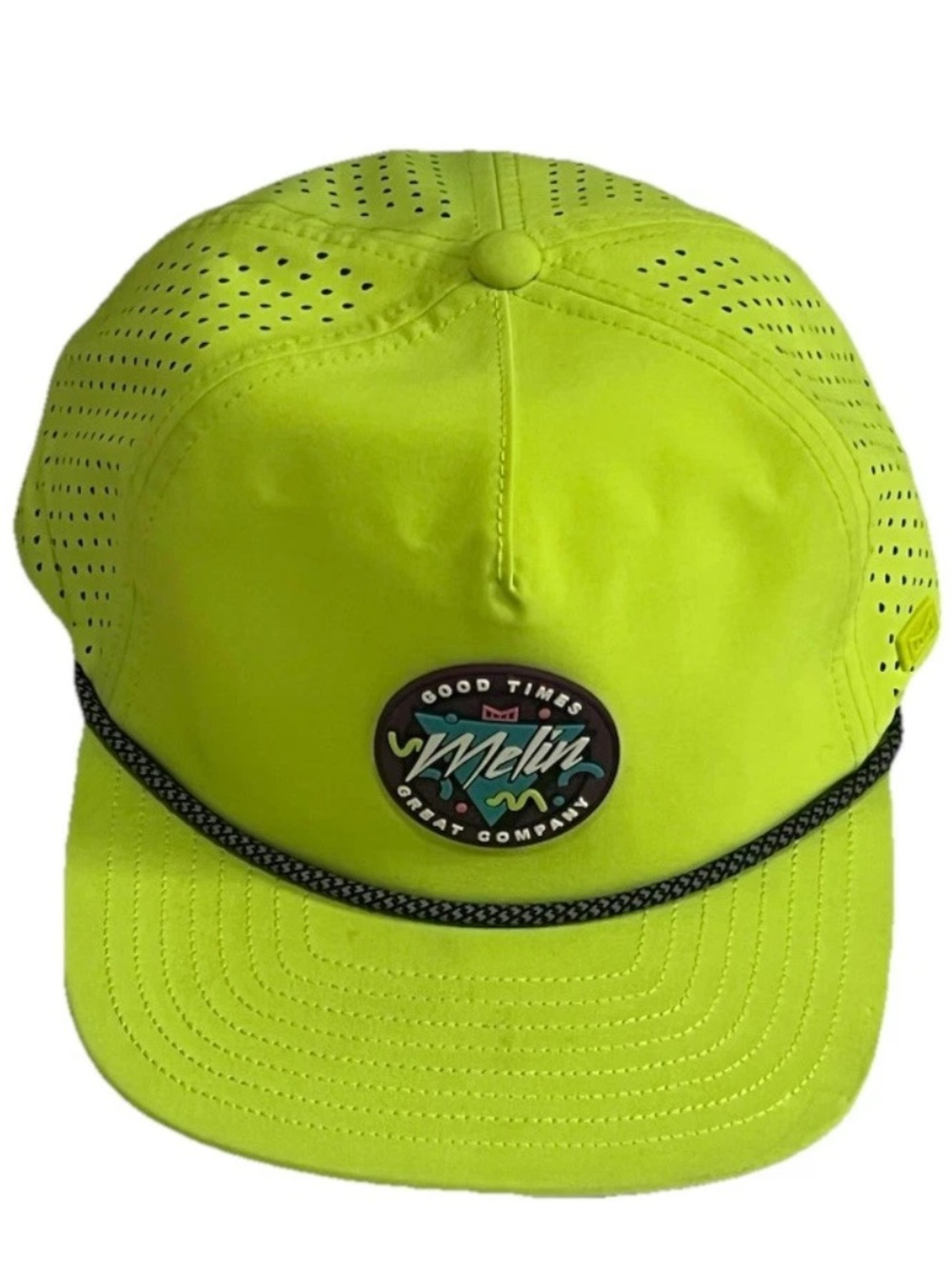 Melin Coronado Good Times Great Company Neon 56cm Hydro Adult SnapBack Hat RARE
